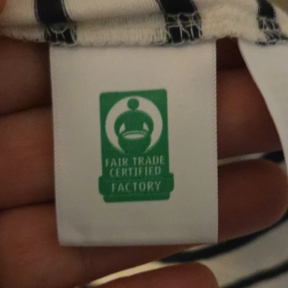 J. Crew Navy and Cream Striped Turtleneck - Picture 5 of 6